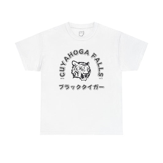 Cuyahoga Falls Kana Tee (Black Print)