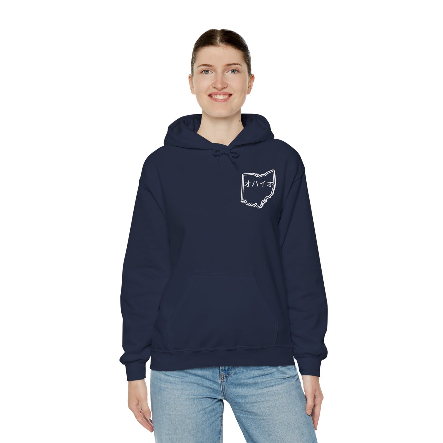 Ohio Kana Hoodie (White Print)