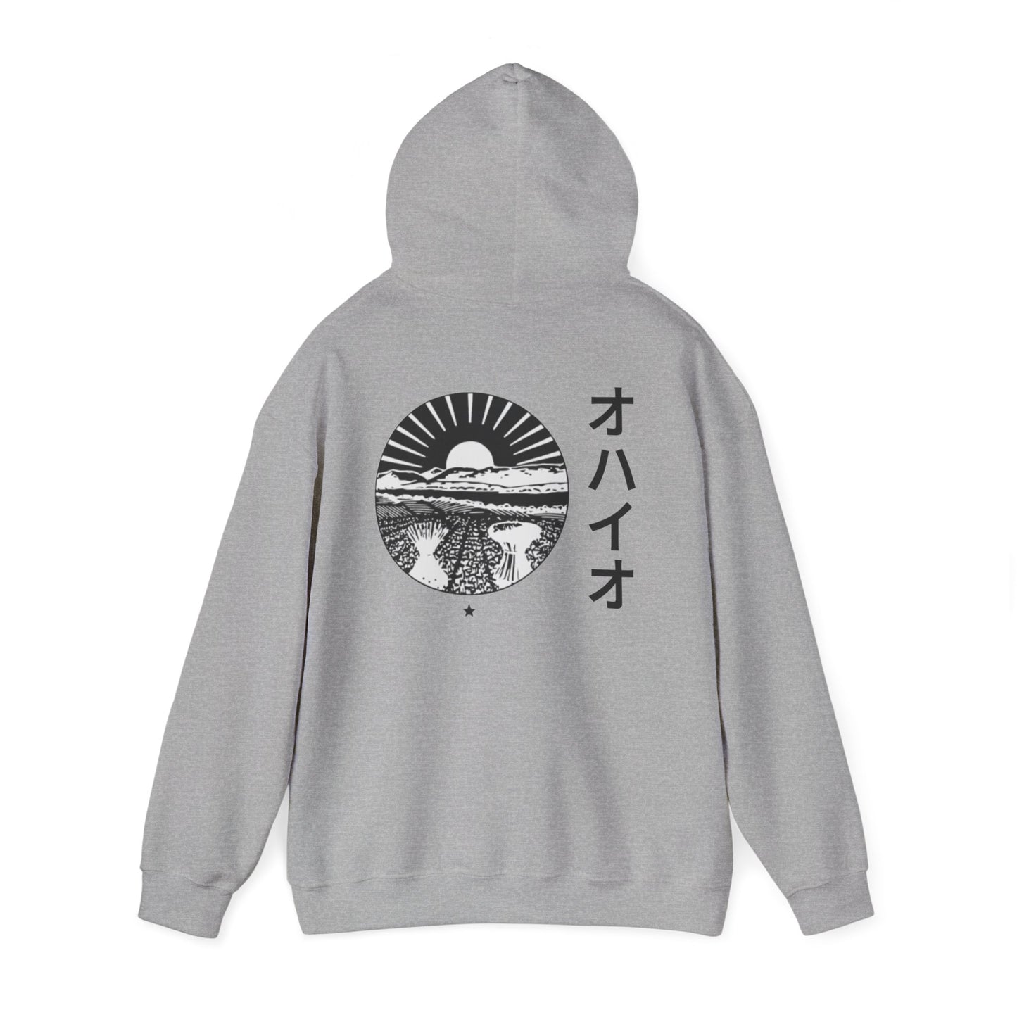 Ohio Kana Hoodie (Black Print)