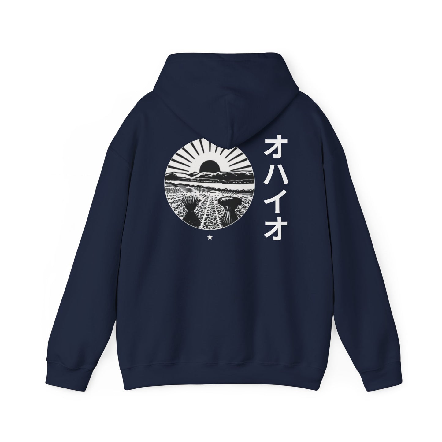 Ohio Kana Hoodie (White Print)