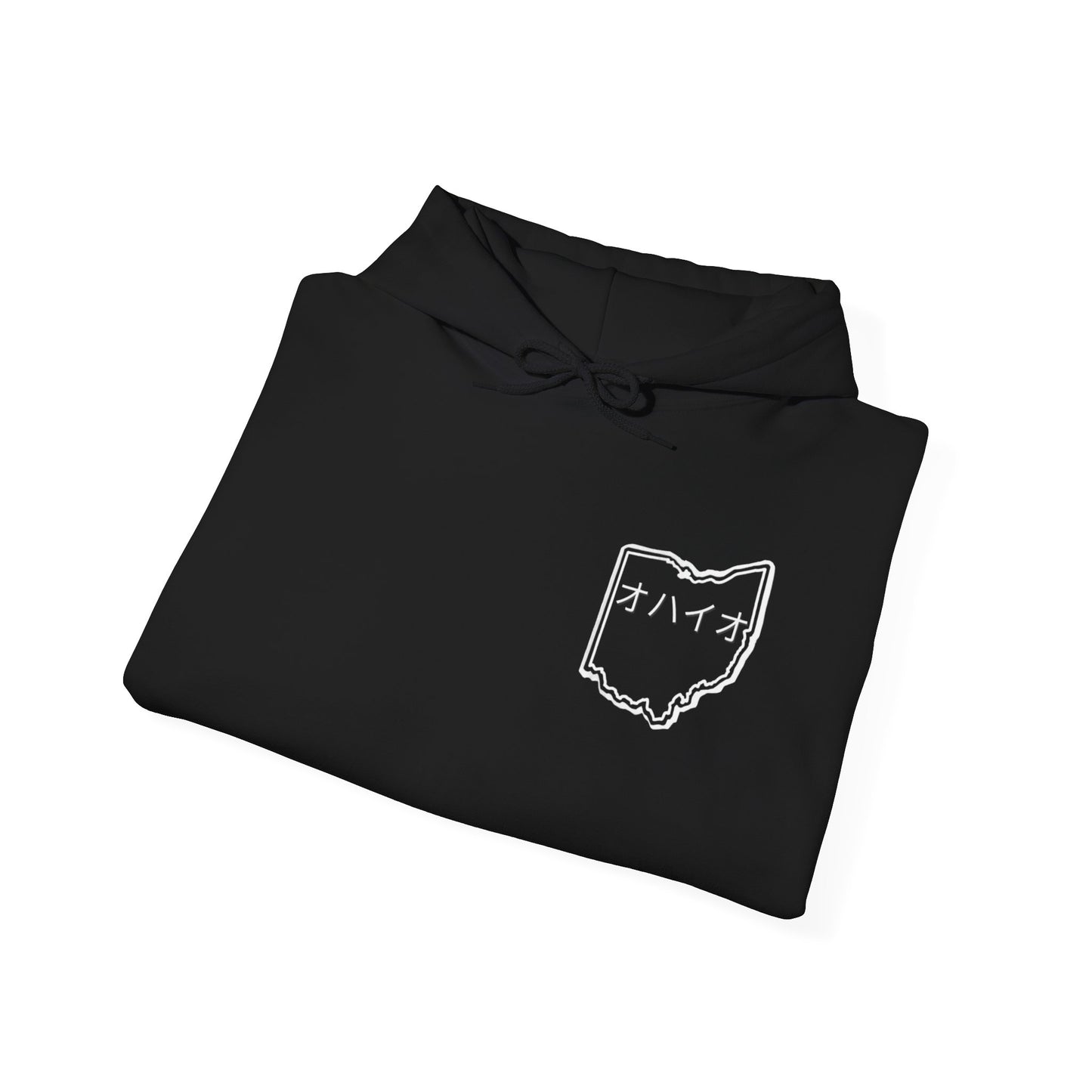 Akron Kana Hoodie (White Print)