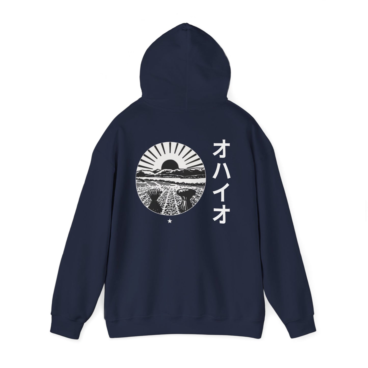 Ohio Kana Hoodie (White Print)