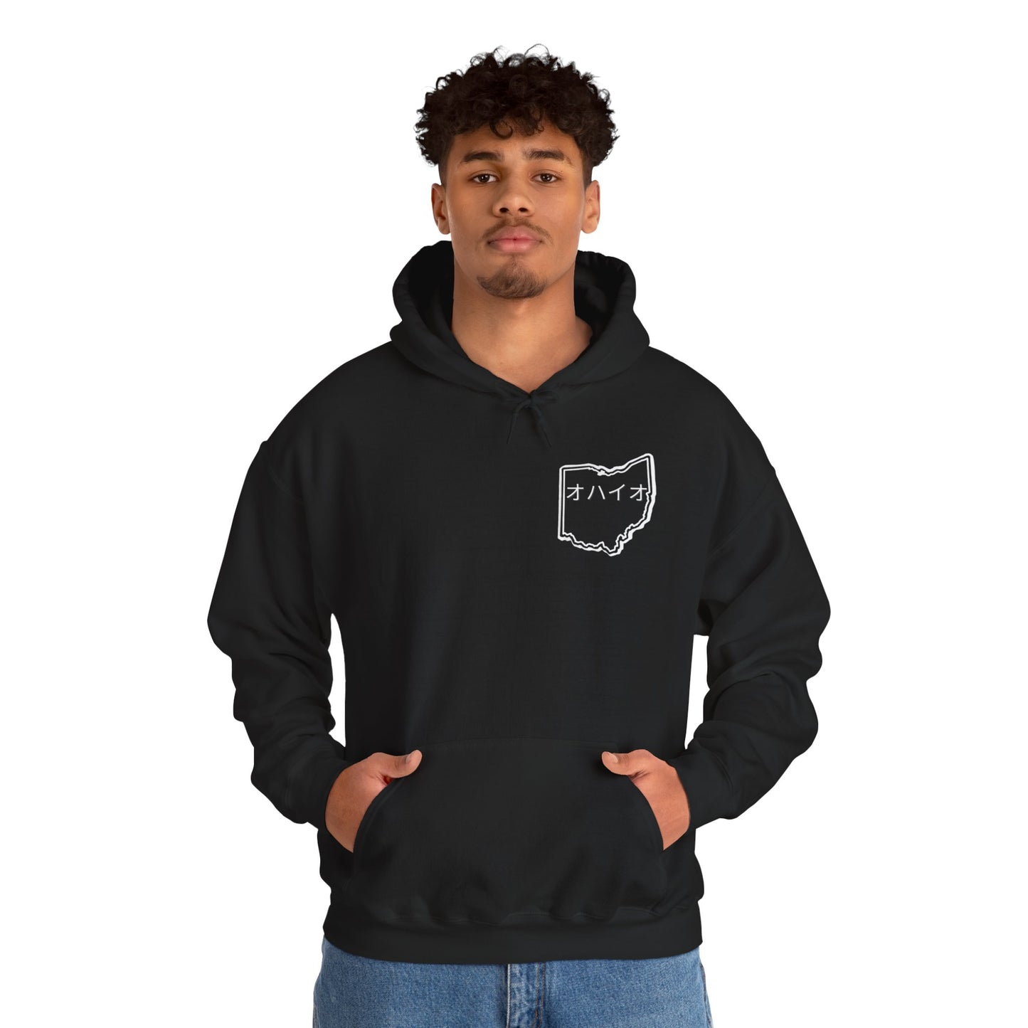 Ohio Kana Hoodie (White Print)