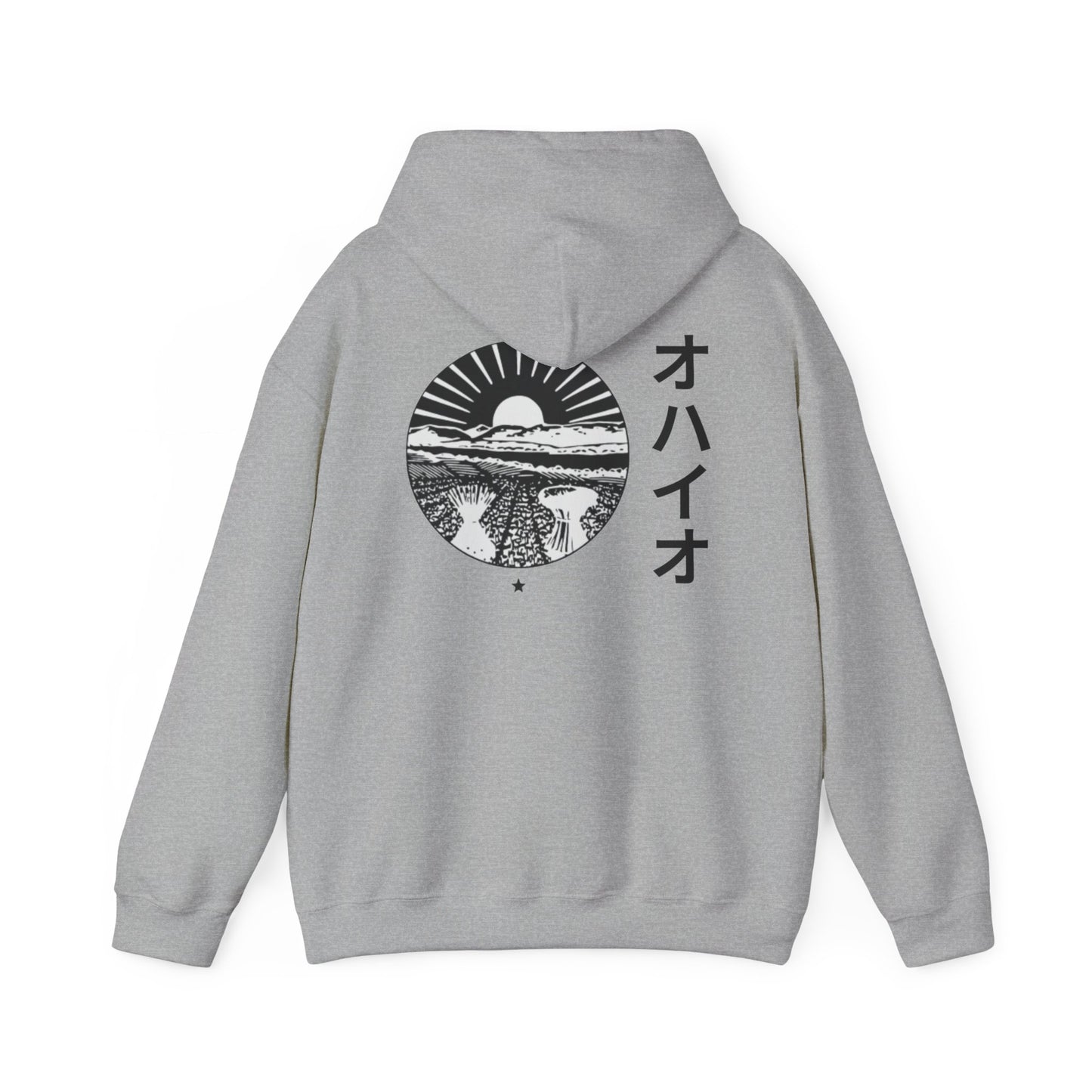 Ohio Kana Hoodie (Black Print)