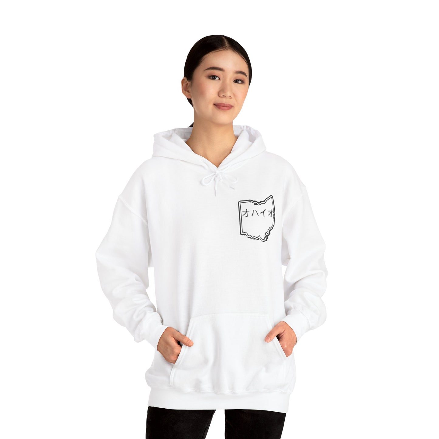 Ohio Kana Hoodie (Black Print)